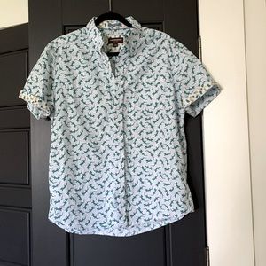 Men’s Johnston & Murphy short sleeve button down